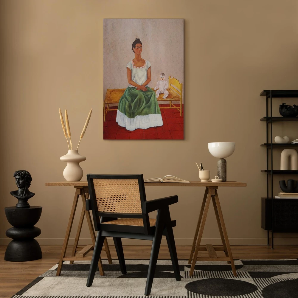 Paveikslas Frida Kahlo - Aš ir mano lėlė