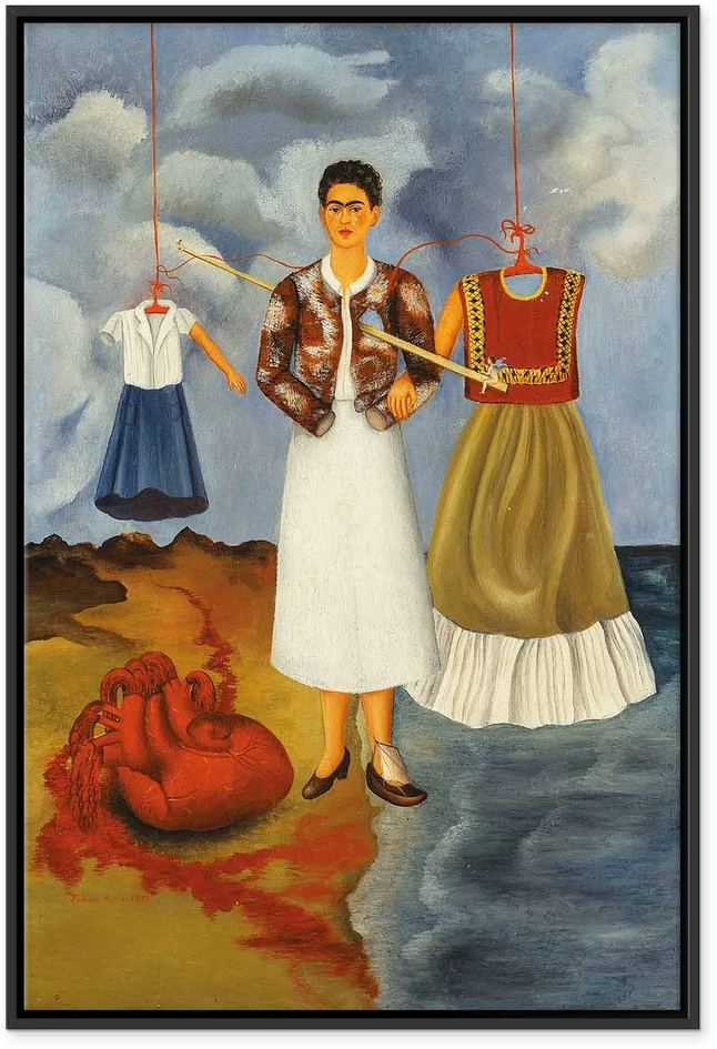 Paveikslas Frida Kahlo - Atmintis (Širdis)