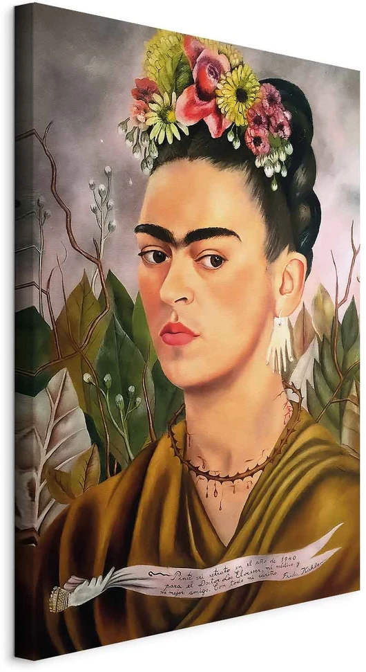 Paveikslas Frida Kahlo - Autoportretas, skirtas dr. Eloesser