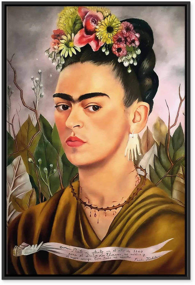 Paveikslas Frida Kahlo - Autoportretas, skirtas dr. Eloesser