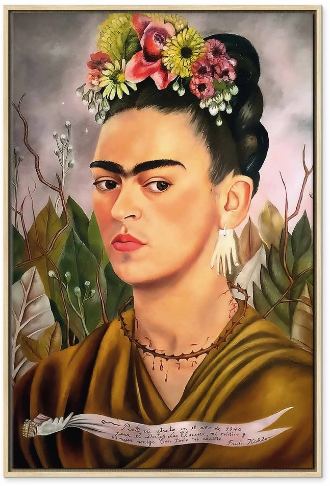 Paveikslas Frida Kahlo - Autoportretas, skirtas dr. Eloesser