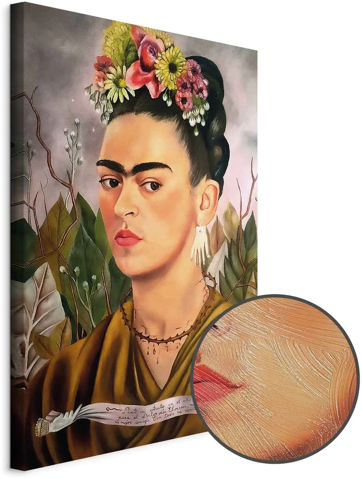 Paveikslas Frida Kahlo - Autoportretas, skirtas dr. Eloesser