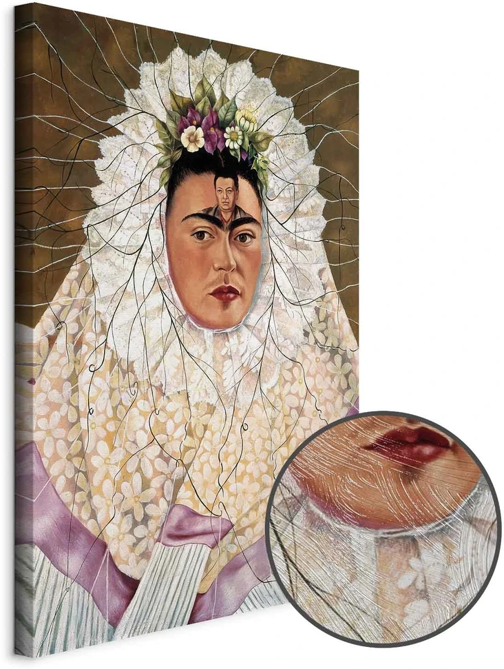 Paveikslas Frida Kahlo - Autoportretas kaip tehuana (Diego mano mintyse)