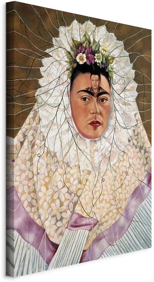 Paveikslas Frida Kahlo - Autoportretas kaip tehuana (Diego mano mintyse)