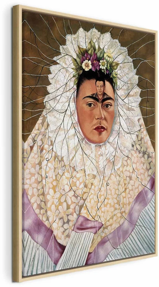 Paveikslas Frida Kahlo - Autoportretas kaip tehuana (Diego mano mintyse)
