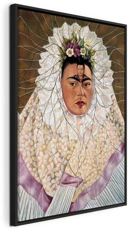 Paveikslas Frida Kahlo - Autoportretas kaip tehuana (Diego mano mintyse)