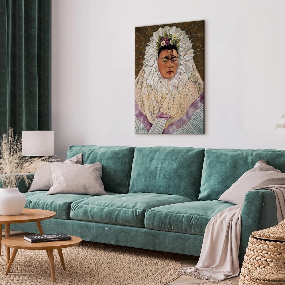 Paveikslas Frida Kahlo - Autoportretas kaip tehuana (Diego mano mintyse)