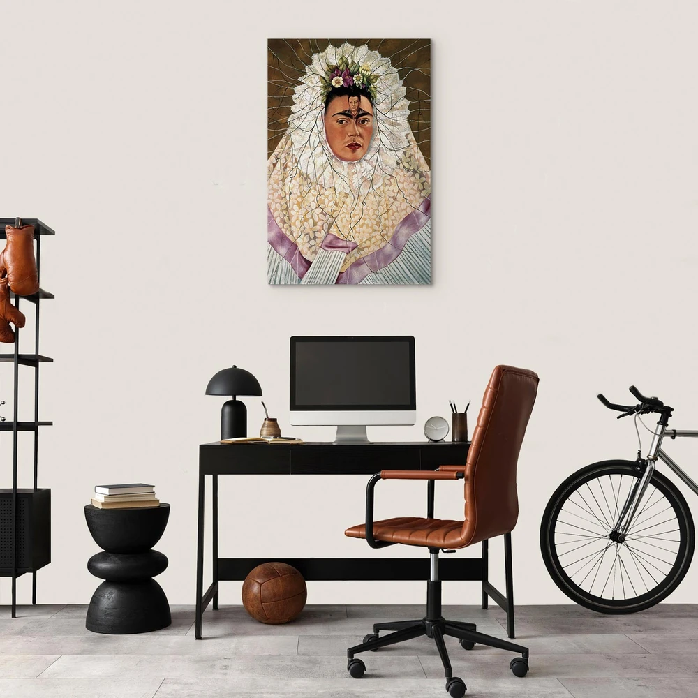 Paveikslas Frida Kahlo - Autoportretas kaip tehuana (Diego mano mintyse)