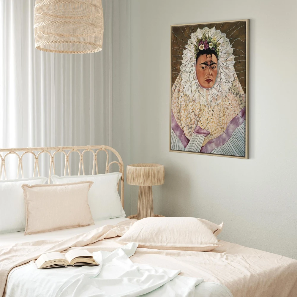 Paveikslas Frida Kahlo - Autoportretas kaip tehuana (Diego mano mintyse)