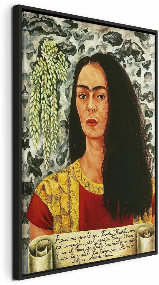 Paveikslas Frida Kahlo - Autoportretas palaidais plaukais