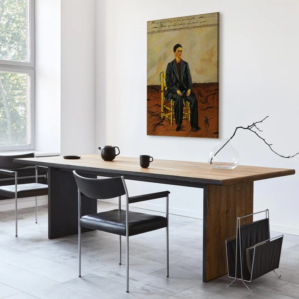 Paveikslas Frida Kahlo - Autoportretas trumpais plaukais