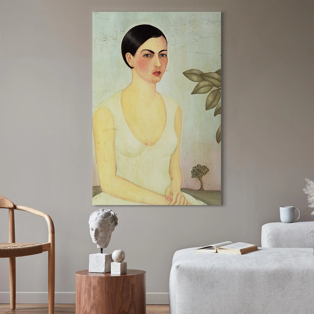 Paveikslas Frida Kahlo - Baltoji dama