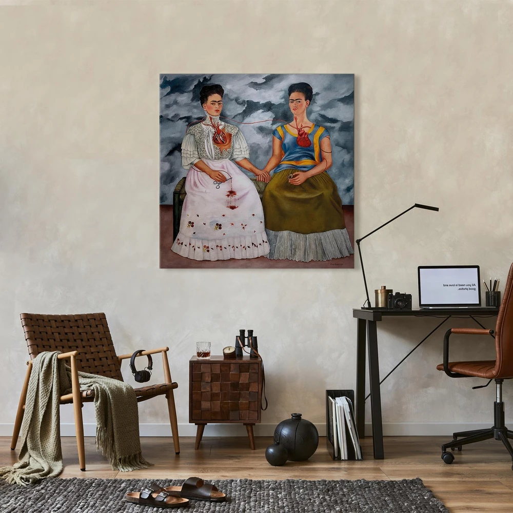 Paveikslas Frida Kahlo - Dvi Fridos