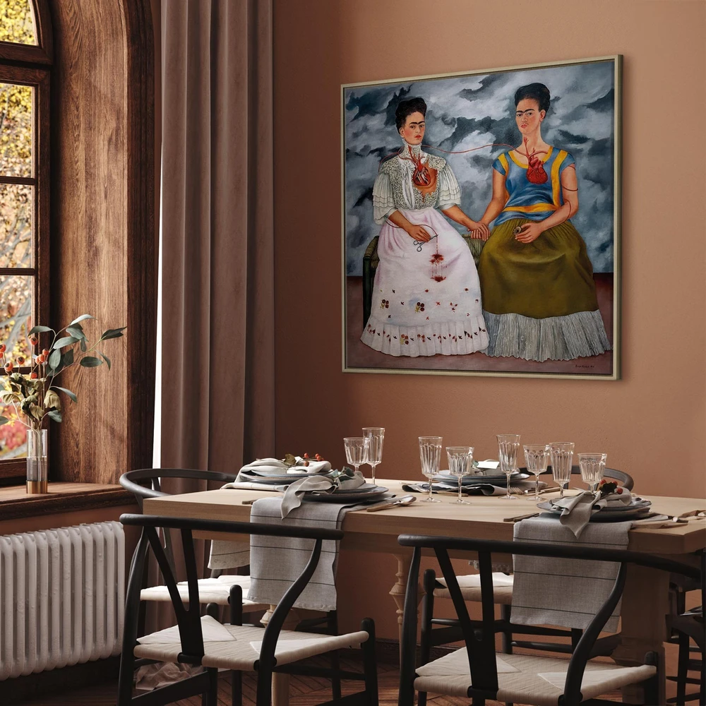 Paveikslas Frida Kahlo - Dvi Fridos