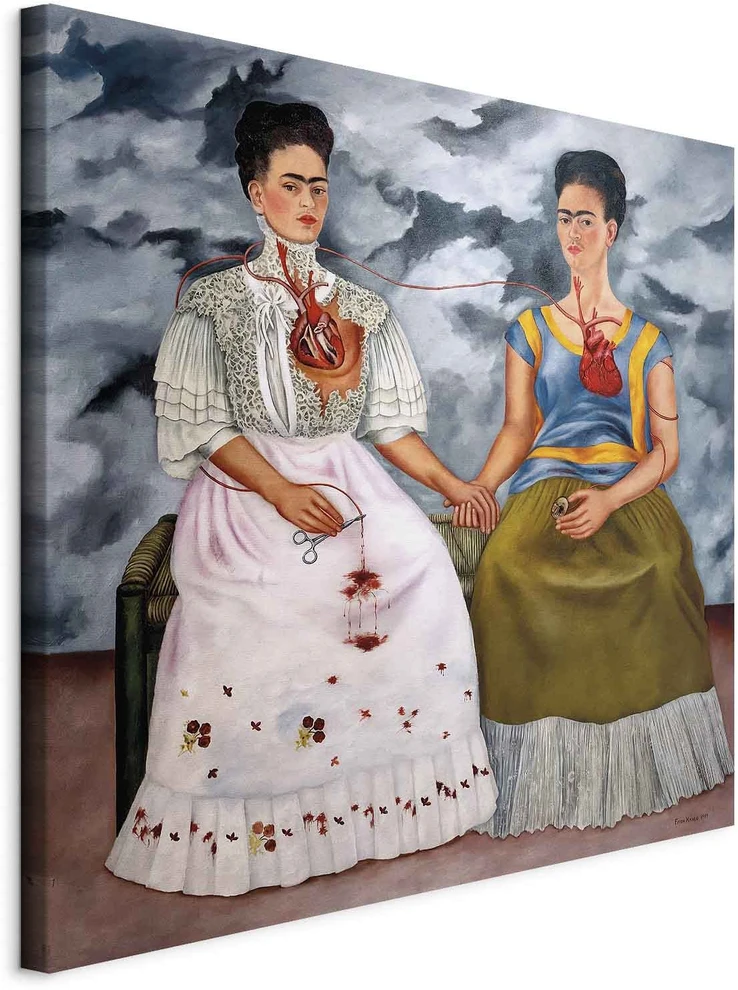 Paveikslas Frida Kahlo - Dvi Fridos