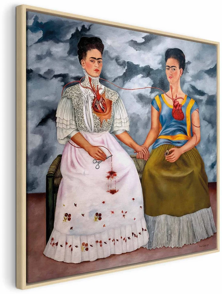 Paveikslas Frida Kahlo - Dvi Fridos