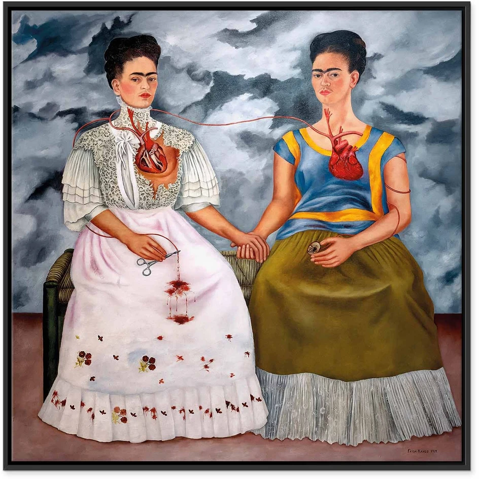Paveikslas Frida Kahlo - Dvi Fridos