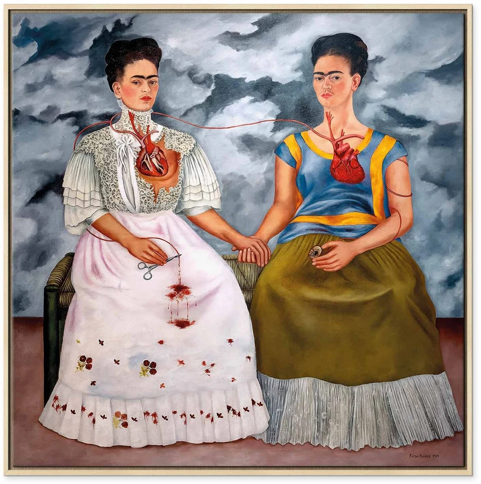 Paveikslas Frida Kahlo - Dvi Fridos