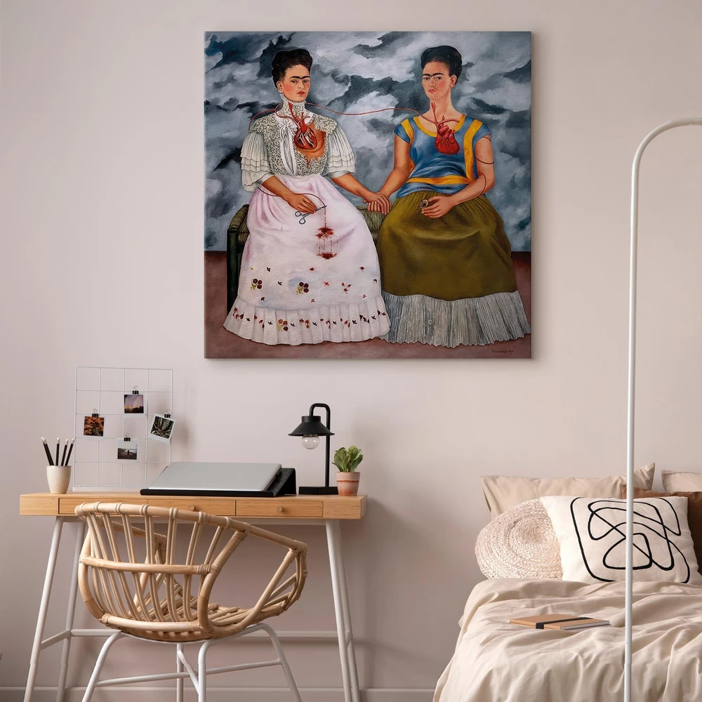 Paveikslas Frida Kahlo - Dvi Fridos