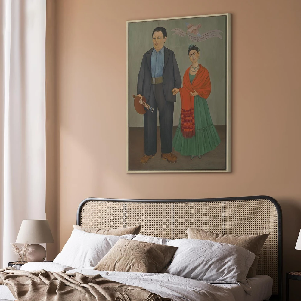 Paveikslas Frida Kahlo - Frida ir Diego Rivera
