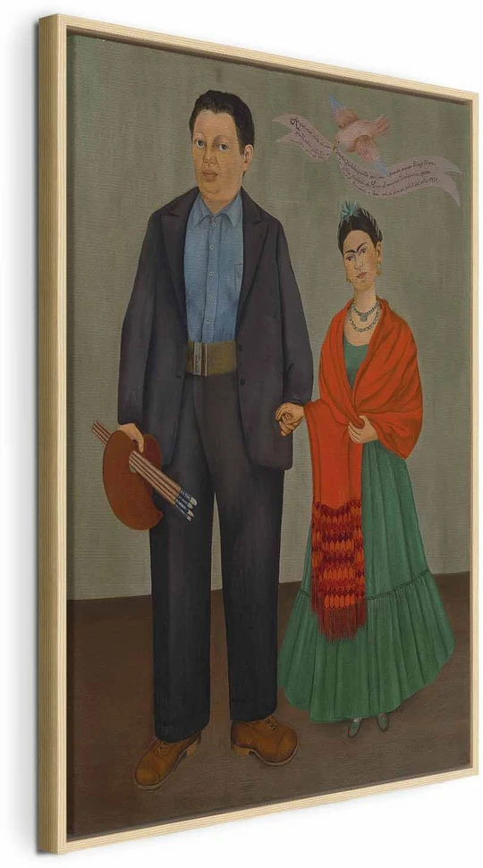 Paveikslas Frida Kahlo - Frida ir Diego Rivera