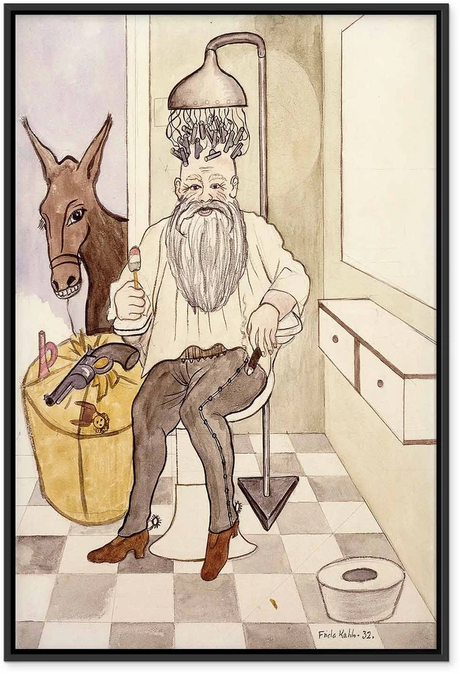 Paveikslas Frida Kahlo - Grožio salonas
