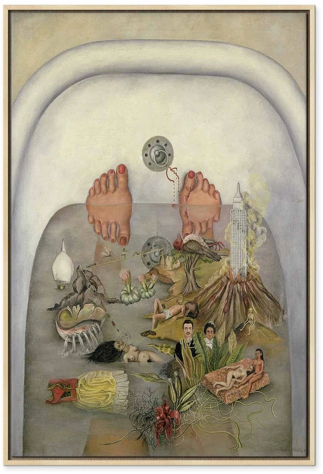 Paveikslas Frida Kahlo - Ką man davė vanduo