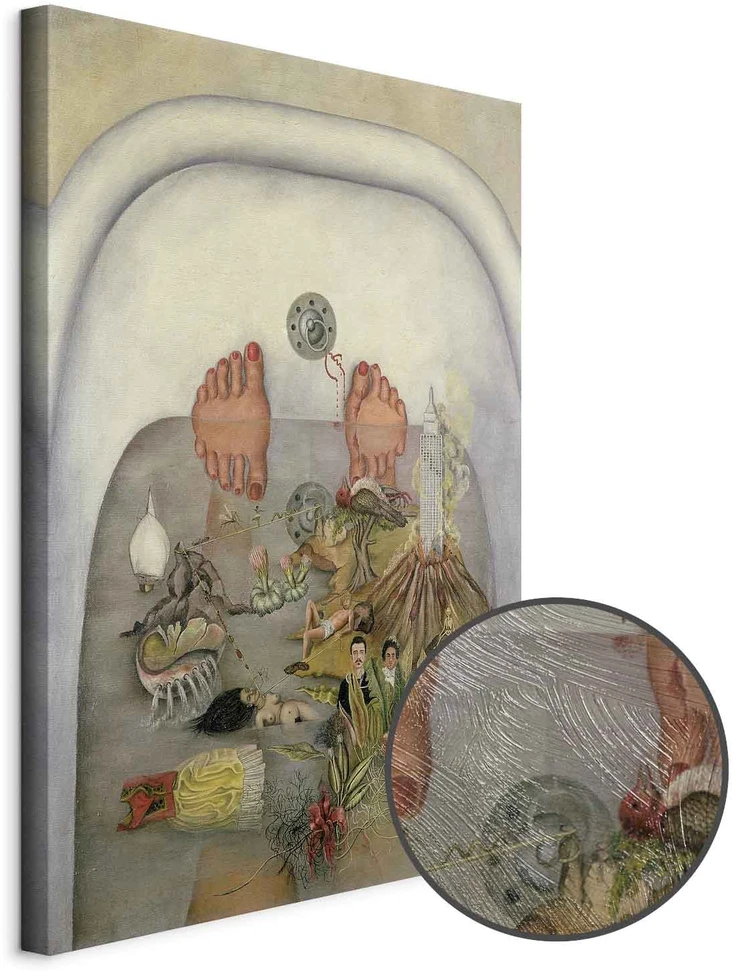 Paveikslas Frida Kahlo - Ką man davė vanduo