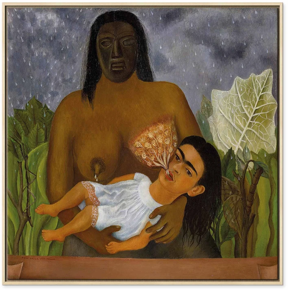 Paveikslas Frida Kahlo - Mano auklė ir aš
