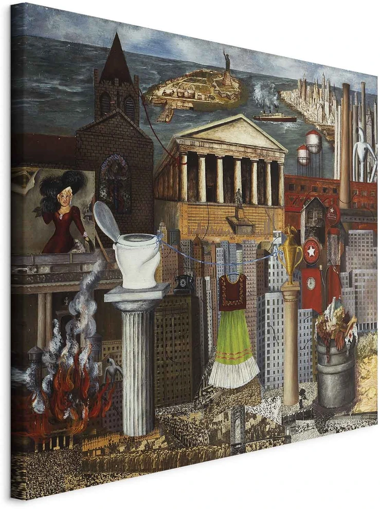 Paveikslas Frida Kahlo - Mano suknelė kabo ten