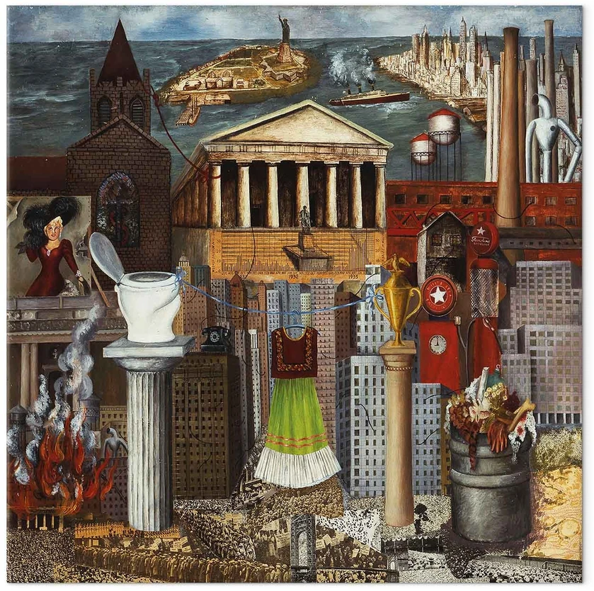 Paveikslas Frida Kahlo - Mano suknelė kabo ten