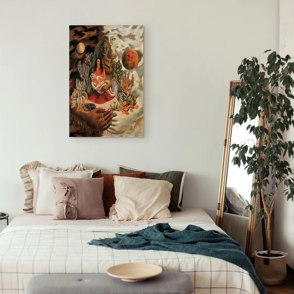 Paveikslas Frida Kahlo - Meilės glėbys: visata, žemė (Meksika), aš, Diego ir ponas Xolotl