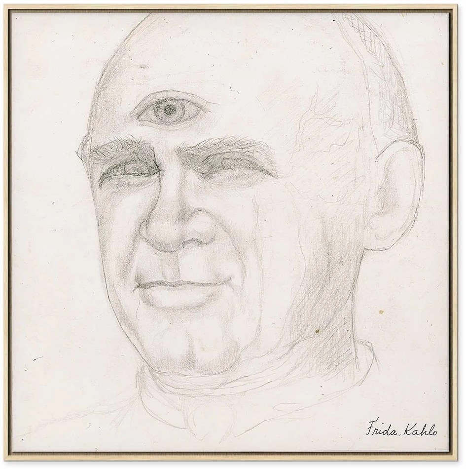 Paveikslas Frida Kahlo - Načo Agirės portretas