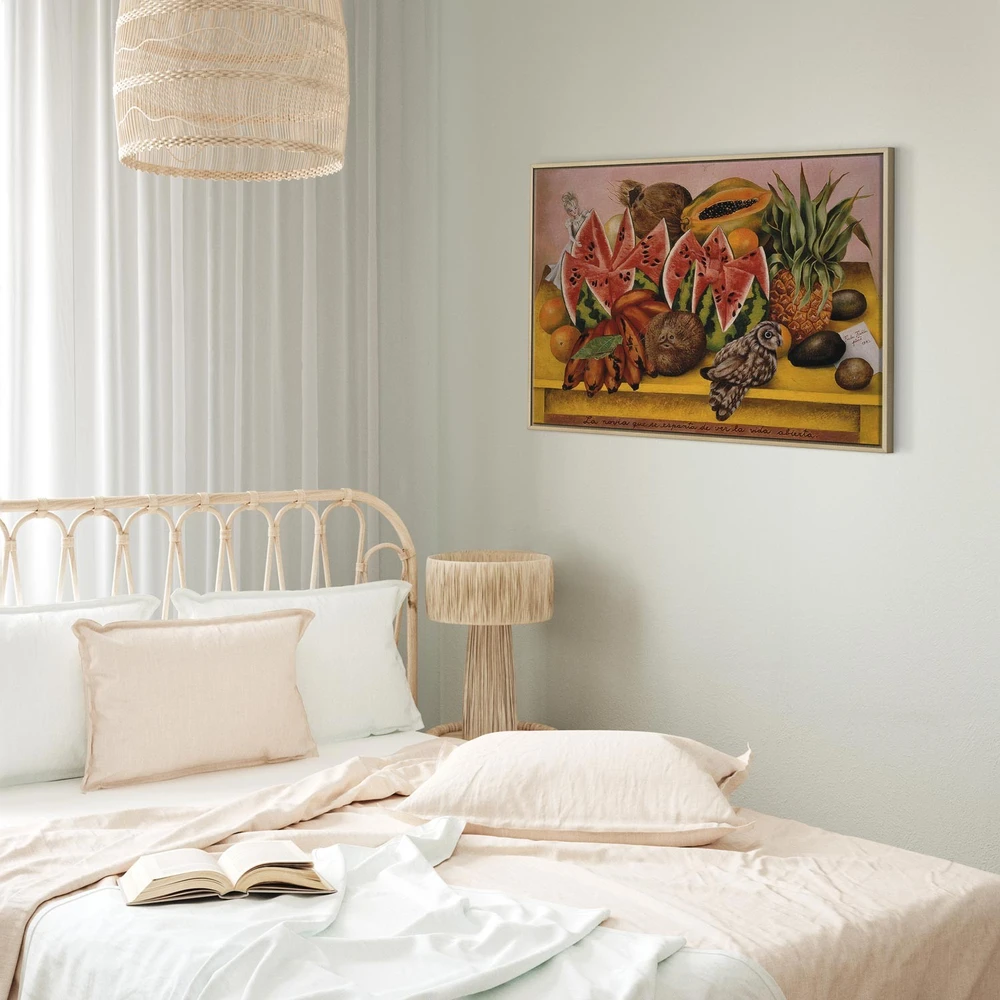 Paveikslas Frida Kahlo - Nuotaka, išsigandusi atverto gyvenimo