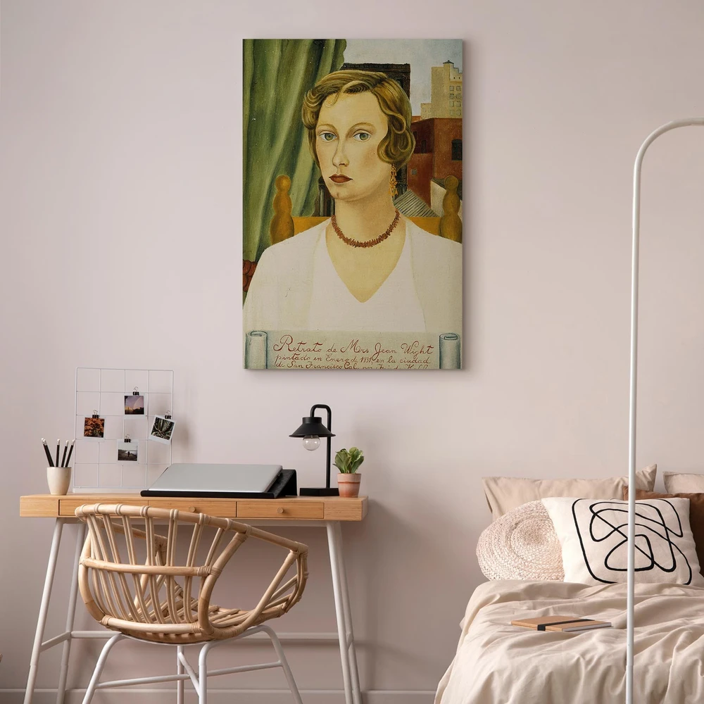 Paveikslas Frida Kahlo - Ponios Jean Wight portretas