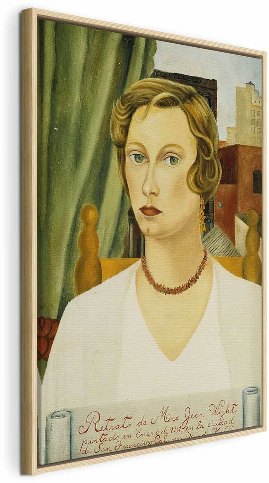 Paveikslas Frida Kahlo - Ponios Jean Wight portretas