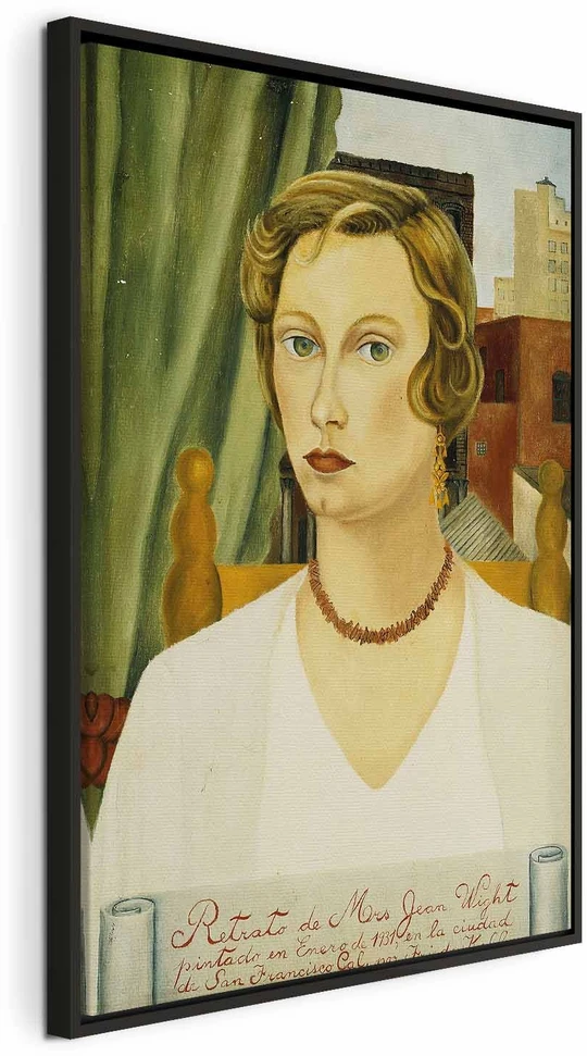 Paveikslas Frida Kahlo - Ponios Jean Wight portretas