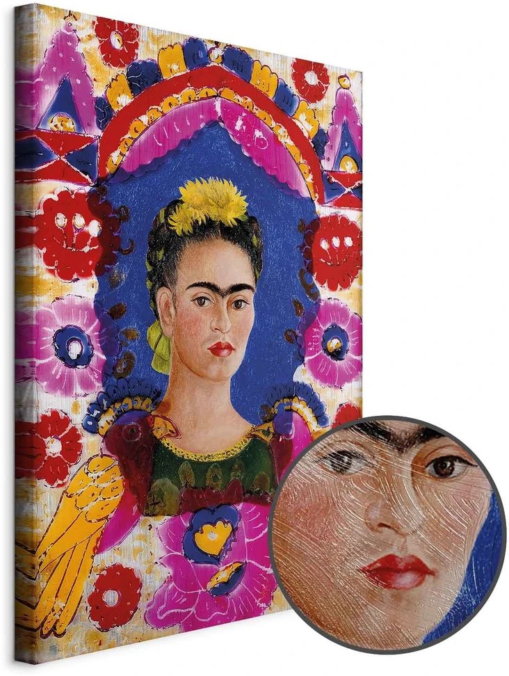 Paveikslas Frida Kahlo - Rėmas (autoportretas)