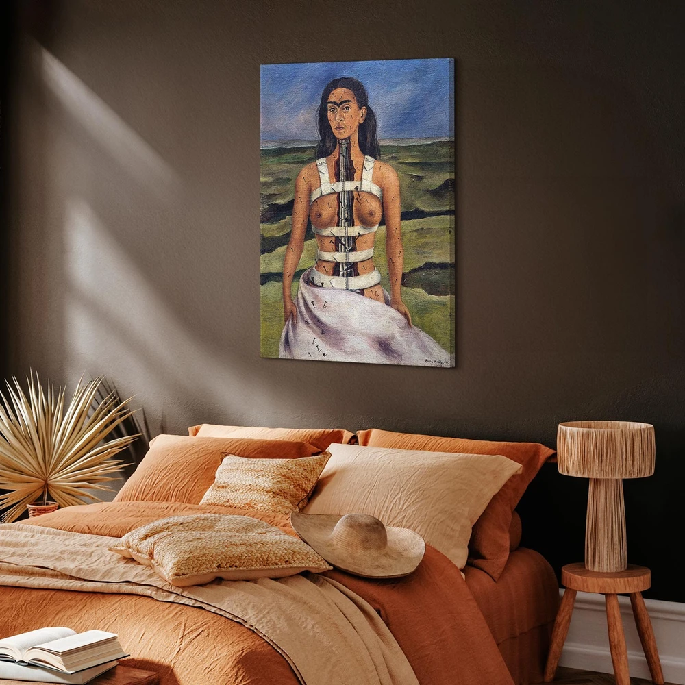Paveikslas Frida Kahlo - Sulaužyta kolona