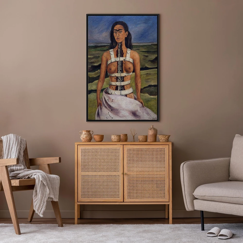 Paveikslas Frida Kahlo - Sulaužyta kolona