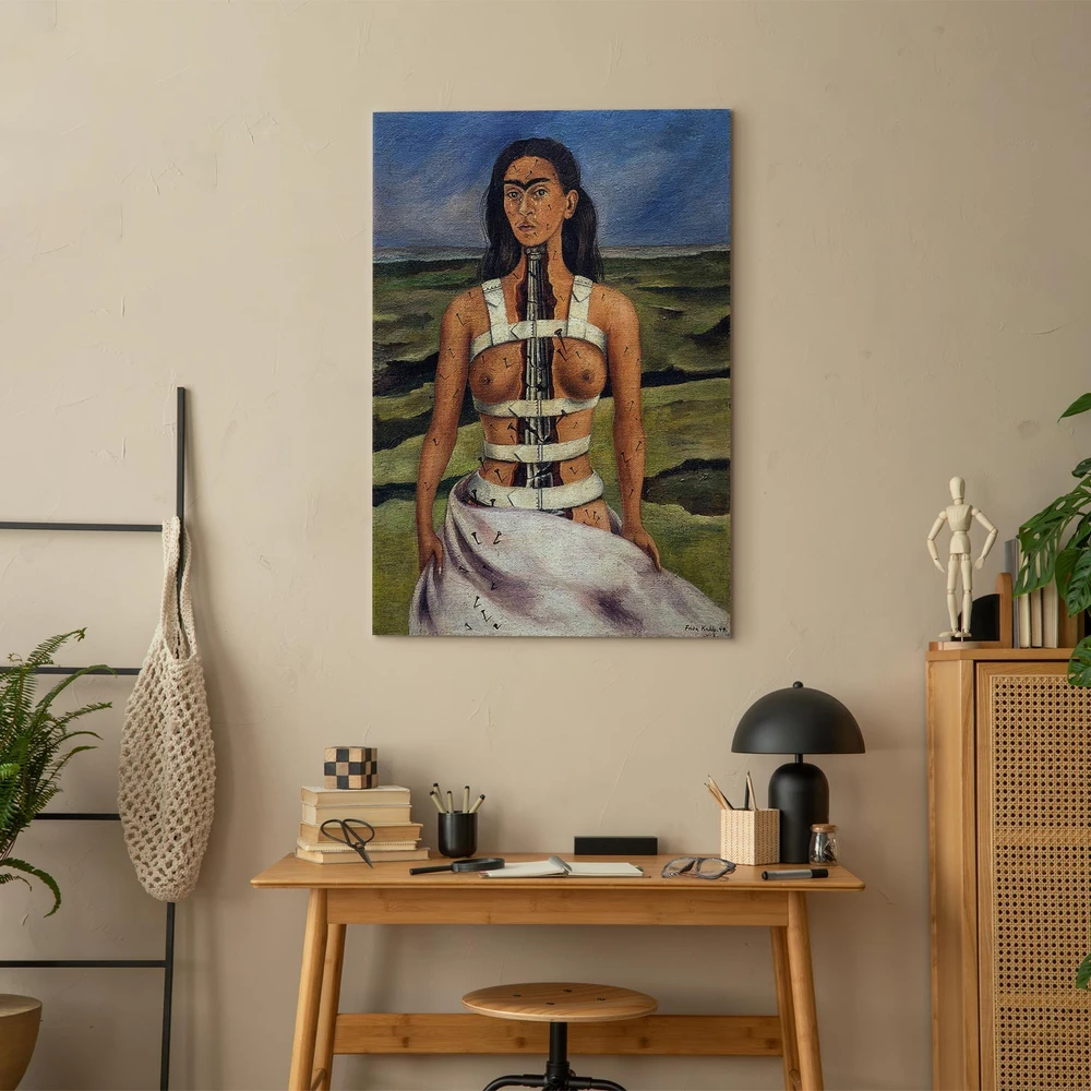 Paveikslas Frida Kahlo - Sulaužyta kolona
