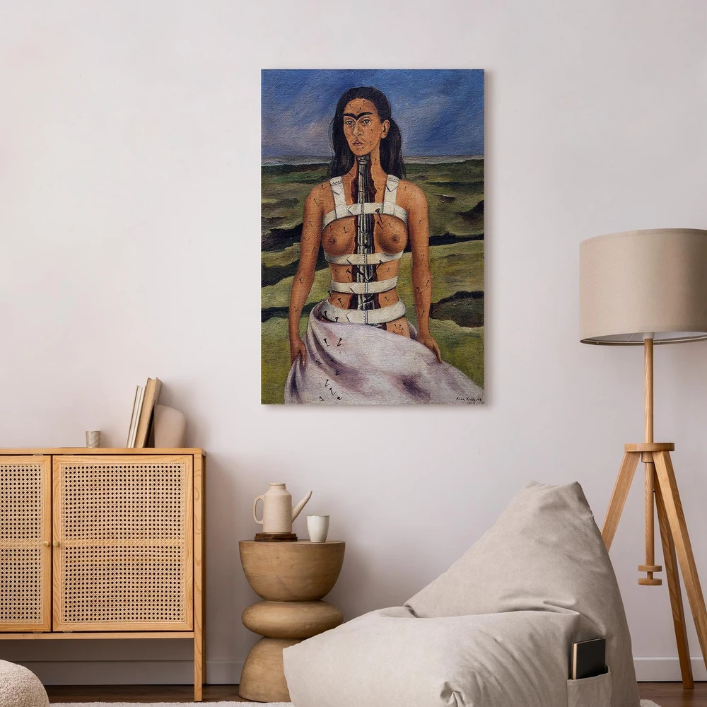 Paveikslas Frida Kahlo - Sulaužyta kolona