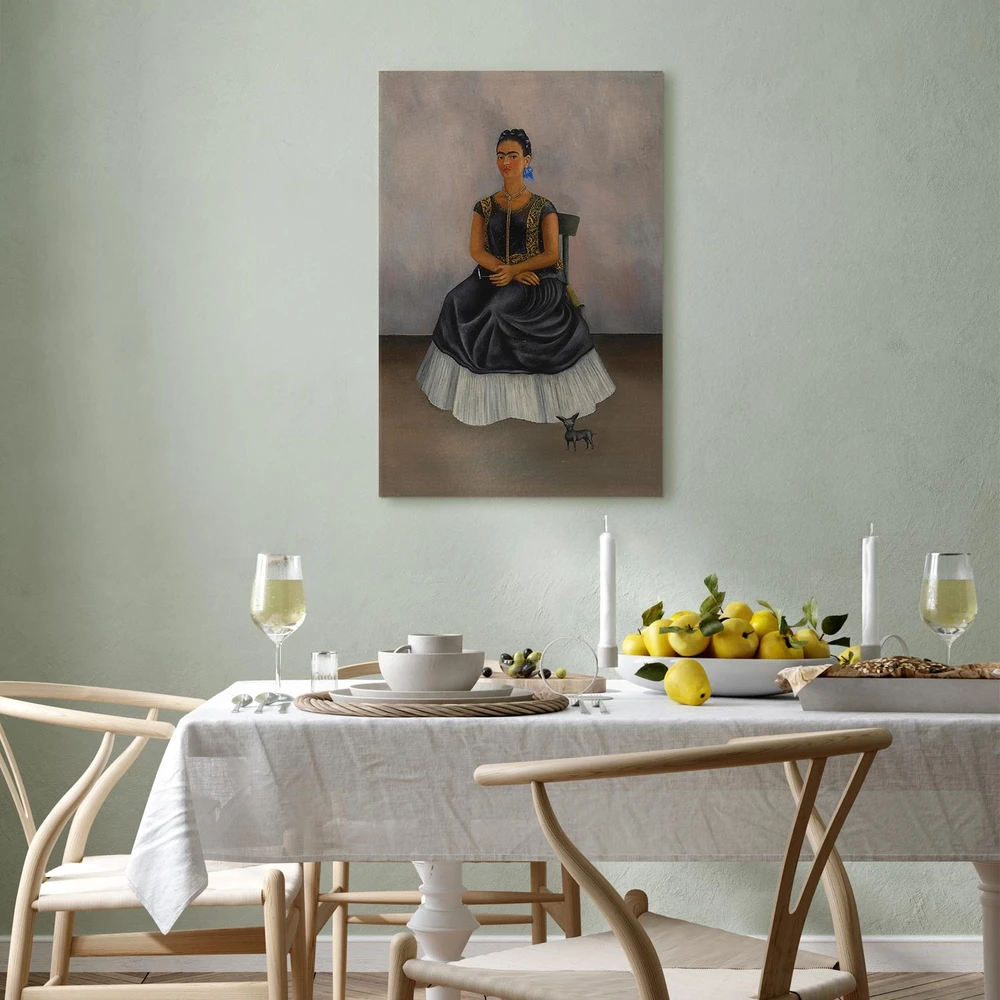 Paveikslas Frida Kahlo - Šuo itzcuintli su manimi