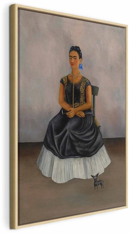 Paveikslas Frida Kahlo - Šuo itzcuintli su manimi