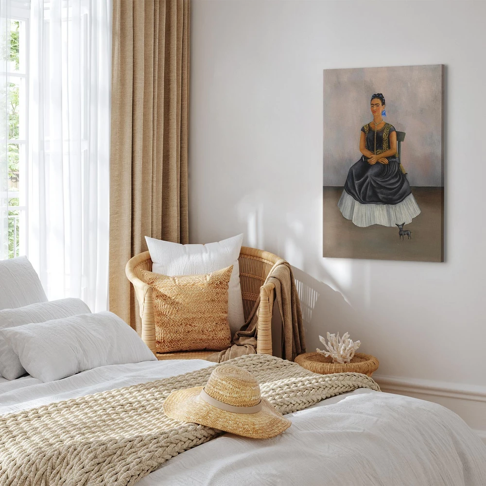 Paveikslas Frida Kahlo - Šuo itzcuintli su manimi