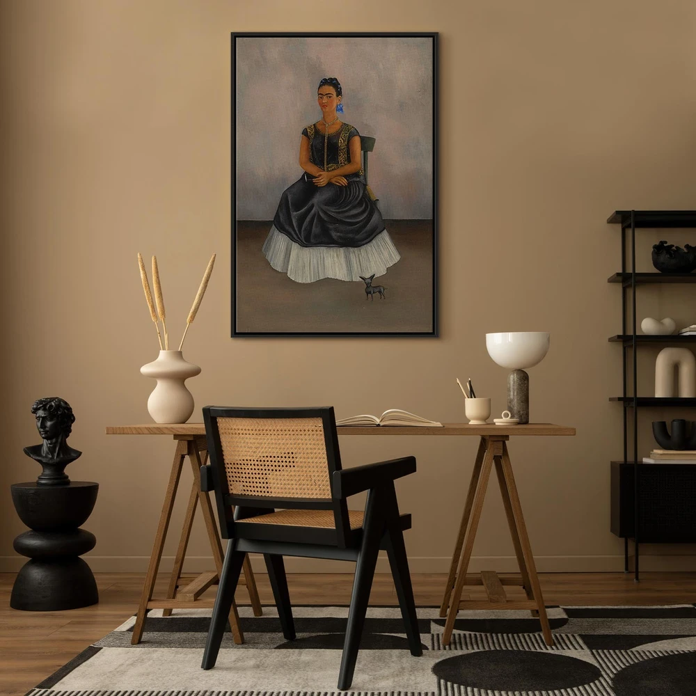 Paveikslas Frida Kahlo - Šuo itzcuintli su manimi