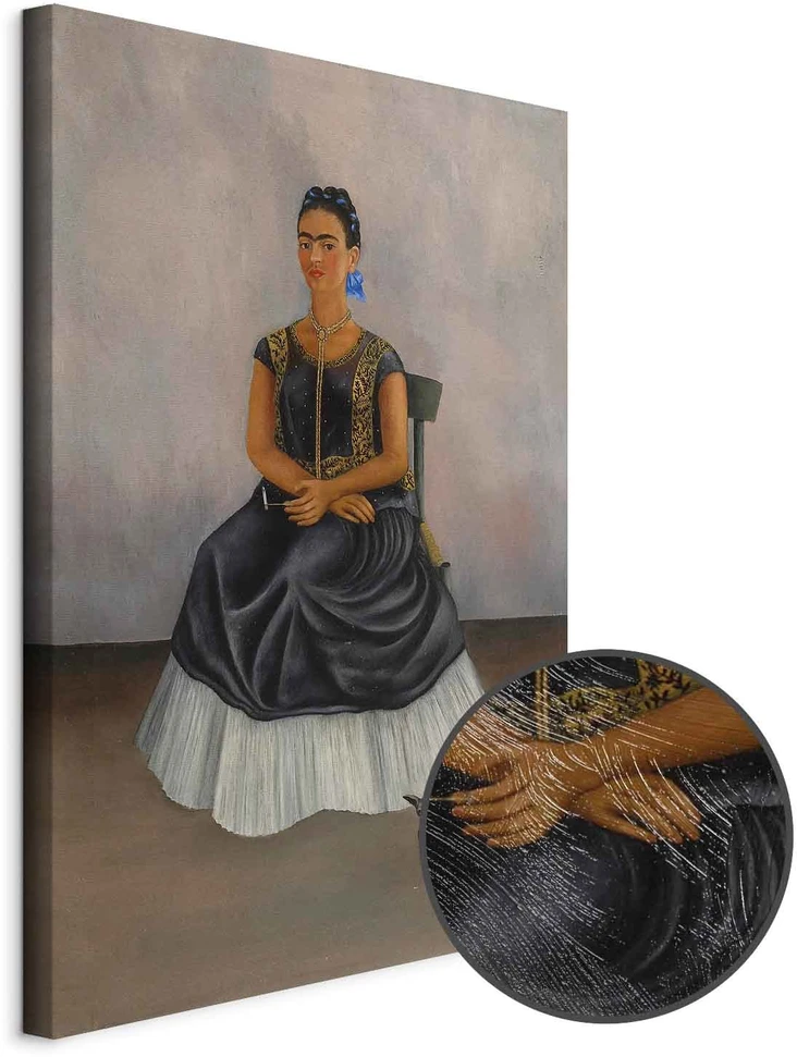 Paveikslas Frida Kahlo - Šuo itzcuintli su manimi