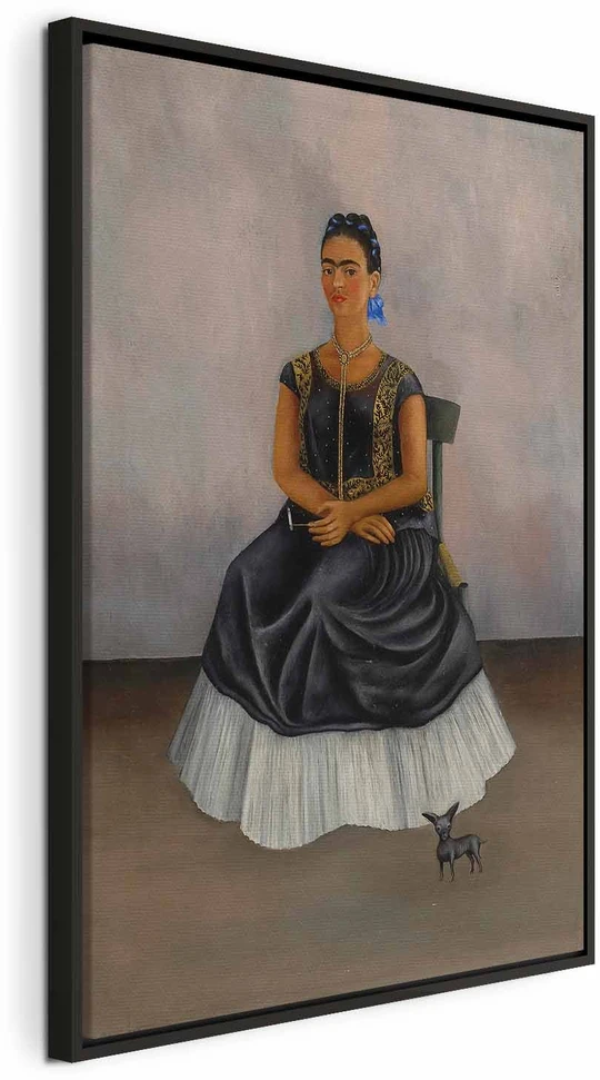 Paveikslas Frida Kahlo - Šuo itzcuintli su manimi
