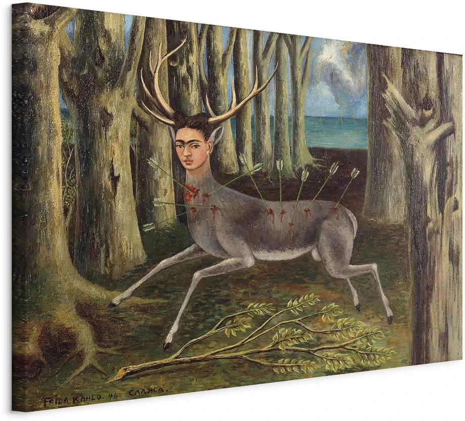 Paveikslas Frida Kahlo - Sužeistas elnias