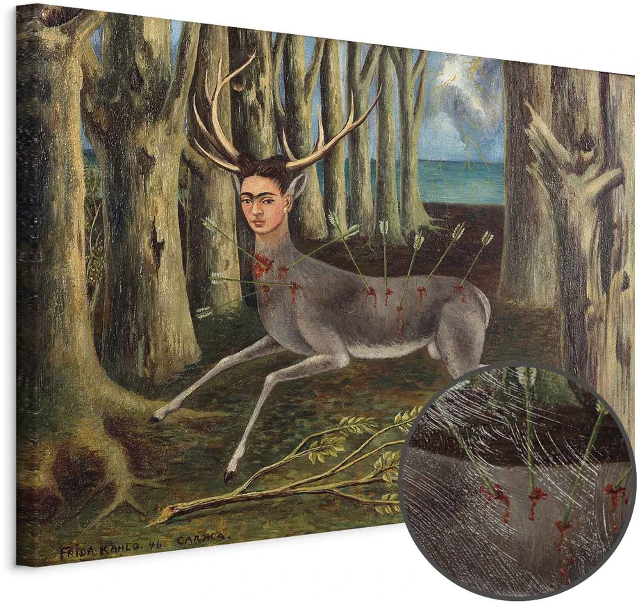Paveikslas Frida Kahlo - Sužeistas elnias